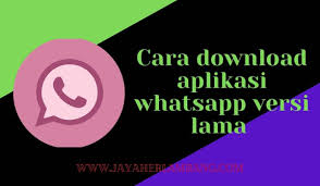 Terkadang versi aplikasi terbaru malah tidak berfungsi dengan perangkat anda karena ketidakcocokan sistem. Cara Download Whatsapp Versi Lama Pada Hp Android Jadul