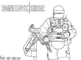 Rainbow Six Siege Coloring Pages Rainbow Free Coloring Pages