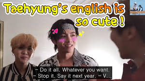 Maybe you would like to learn more about one of these? Bts V Taehyung S English Is So Cute íƒœí˜•ì˜ ê·€ì—¬ìš´ ì˜ì–´ Youtube