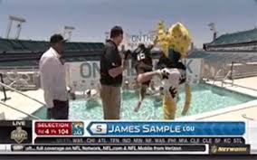The maya people saw the jaguar's attributes as a strong and powerful creature, as well as its easily recognizable coat, and incorporated it into their mythology. Look Jaguars Fan Announces Pick Gets Thrown In Pool By Mascot Cbssports Com