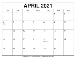 There is a variety of 2021 april calendars here so you can pick a calendar as per your need or work requirement to download and print. April 2021 Calendar Free Calendars To Print Calendar Printables Free Calendar