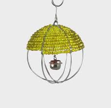 Yellow Wire Bauble By Streetwires With Images Yellow Baubles Festival Decorations