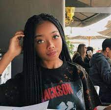 Blackgirlshairstylescurly Box Braids Styling Curly Hair Styles Box Braids Hairstyles