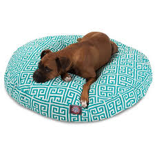 3 out of 5 stars with 2 ratings. Majestic Pet Towers Round Dog Bed Treated Polyester Removable Cover Pacific Large 42 X 42 X 5 Walmart Com Walmart Com