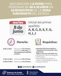 Aquí, lo que debes sabes sobre el proceso de inoculación. Secretaria De Salud On Twitter Si Tienes De 40 A 49 Anos 50 A 59 Anos 60 Anos O Mas O Estas Embarazada Y Habitas En Alguna De Las Siguientes Demarcaciones