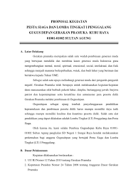 Maybe you would like to learn more about one of these? Proposal Kegiatan Pesta Siaga Dan Lt I 2012 Pdf