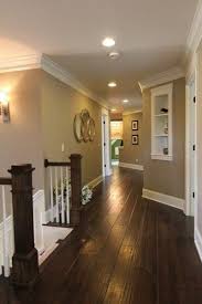 Dark Wood Floors Tan Walls White Trim House Design Dream House House