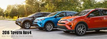 2016 toyota rav4 new features and color options