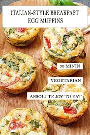 Italian Style Breakfast Egg Muffins Recipe Breakfast Brunch Recipes Egg Muffins Breakfast Healthy Egg Muffins