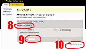 Di samping itu, kita boleh melakukan pindahan simpanan dari akaun th ke akaun th (akaun tanggungan dan pihak ketiga). Transfer Duit Melalui Maybank2u Ke Tabung Haji Lebih Mudah Jimat Masa Remaja