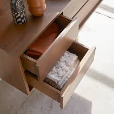 Solid teak vanity unit 120 cm