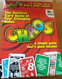 Chaos Card Game New The Ruthless Card Game Of Ever Changing Rules Nib Tdcgames Card Games Strategy Card Games Simple Game