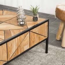 Sublimez vos espaces avec nos tables basses ne cherchez plus avec notre nouvelle table d'appoint en teck nommée jeanette. Table Basse Teck Castle 130 Cm Wanda Collection