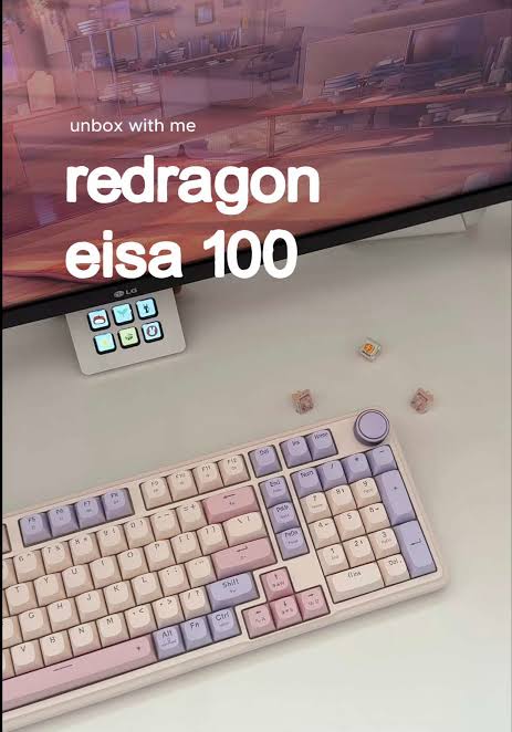 pastel purple dreams unboxed☁️💜 say hello to the Redragon Eisa K768/100 in  Lilac Land i'm absolutely in love with this dreamy colourway and the yolk  switches especially✨ the perfect blend of creamy ...