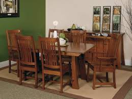 Mission, craftsman, and arts and crafts style are commonly used to refer to the same style in regard to homes, furniture and decor. Harding Craftsman Style Dining Set Countryside Amish Furniture