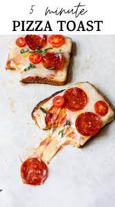 Quick Easy Pizza Toast Healthy Snacks Recipes Clean Eating Recipes Recipes