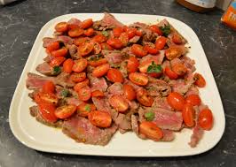 Stir with a fork to mix the onion well in the juice. Tagliata For Two What S Cooking Ella