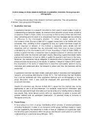 Our study guide breaks down all of the specific tips and rules about research when you're looking for help and wondering how to write a qualitative research paper, here is a short list of instructions that will help you. Pdf A Short Essay Of Three Research Methods In Qualitative Tommy Pratomo Academia Edu