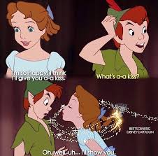 What Is A Kiss Peter Pan Peter Pan Disney Disney Fun Disney Love