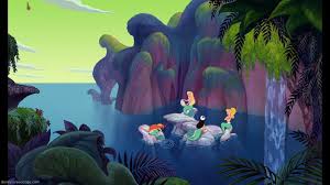 Mermaid Lagoon Neverland Disney Wiki Fandom Mermaid Lagoon Painting Mermaid