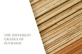 what are the different grades of plywood