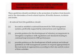 Understanding the concept of the osh management system will help us to understand the application of osh management system in malaysia and legislation needs to follow by industry. Module 3 Osh Management System Ms1722 2003 Osh Ms
