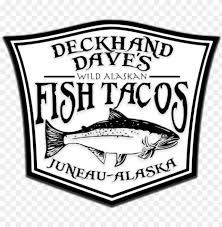 The fish—we use cod, but any flaky variety works—marinates in a mixture of lime juice, chili powder. The Logo No Anchor Drop Shadow Deckhand Dave S Fish Tacos Png Image With Transparent Background Toppng
