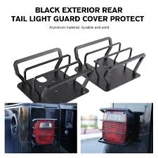 Tail Light Guards Cover Rear Lamps Trim Cover For Jeep Wrangler Tj Yj 1987 2006 Ebay