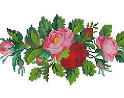 The very beautiful berlin needlework pattern, which is given, printed in colors, in the front of the magazine, may be used for a. Poppies Wreath Vintage Cross Stitch Pattern For Berlin Wool Work Artofit