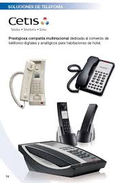Soluciones De Telefonia Telephony Solutions Cetis Telematrix Teledex Phone Electronic Products Hotel