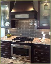 Image From Http Jaizee Com Wp Content Uploads 2015 04 Dark Gray Subway Tile Kitchen Tiles Design Backsplash With Dark Cabinets Subway Tile Backsplash Kitchen