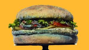 A bottle of orange juice has the same price but contains 140 calories. Does Burger King S New Moldy Whopper Ad Prove It S Better For You