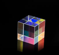 Divisor de Feixe de Combinação personalizada Cubo De Vidro De Cristal  Colorido RGB Prisma