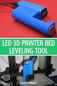 Led 3d Printer Bed Leveling Tool Useful 3d Prints 3d Printing Diy 3d Printer