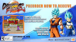 Certain character combinations can also unlock special dialogue before a fight between members of your own team, or with characters on the . Bandai Namco Entertainment Prepare To Take Your Fights On The Go With Dragon Ball Fighterz On The Nintendo Switch Arriving Sept 28th Pre Order Today To Get Super Butoden Early Access