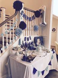Baby Boy First Birthday 1st Birthday Decoration Ideas For Boy Dessert Table For Baby S First Birthday Baby Boy Nautical Baby First Birthday Boys First Birthday Party Ideas Baby Boy First Birthday