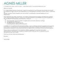 Pharmacy Technician Cover Letter Template Cover Letter Templates Examples
