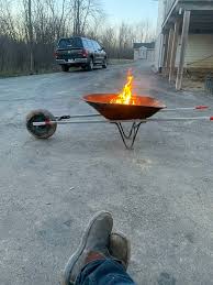The diameter of the circle should be slightly larger than the outside dimensions of the fire pit ring you're preparing to build. Improvised Objects And Solutions From Redneck Engineering Core77