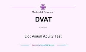 Dvat Dot Visual Acuity Test In Medical Science By