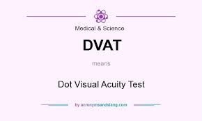 dvat dot visual acuity test in medical science by