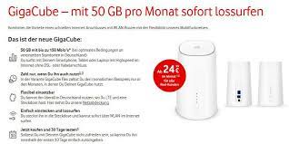 Mit den vodafone lte zuhause tarifen erhalten sie auch in vielen regionen ohne dsl bzw. Vodafone Setzt Auf Gigacube Statt Lte Zuhause 4g De