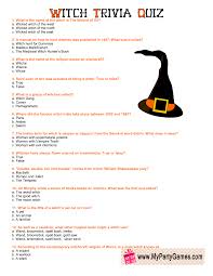 A few centuries ago, humans began to generate curiosity about the possibilities of what may exist outside the land they knew. Free Printable Witch Trivia Quiz For Halloween