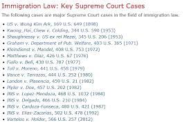 Immigration Law Court Cases Diagram Quizlet
