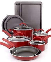 Kitchenaid 14 piece cookware set. Kitchenaid Cookware 14 Piece Set Cookware Set Kitchen Aid Cookware