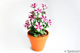 Hakelanleitung Petunie Renirumi Etsy Blumen Hakeln Pflanzen Hakelanleitung