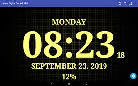 Download huge digital clock pro (com.cama.app.huge80sclockpro) apk 5.3.32 by riccardo camattari developer for free (android). Alarm Digital Clock 7 Pro Apk For Android Free Download On Droid Informer