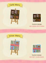 Stuff That Would Be Good For A Diner Acnh Custom Designs Animal Crossing Animal Crossing Cafe Animal Crossing 3ds