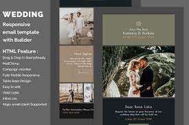 Wedding Invitation Newsletter Email Template Design Web Design Quotes Wedding Invitations