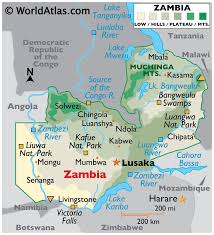 Click on the zambezi river basin to view it full screen. Zambia Maps Facts World Atlas
