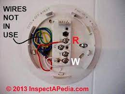#1 replace the thermostat wire for wire: Guide To Wiring Connections For Room Thermostats